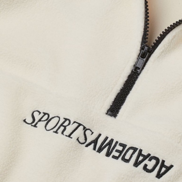 H&M Half-zip Fleece Top S size - Picture 2 of 2